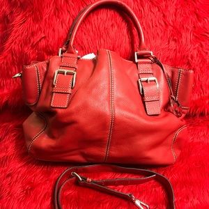 Michael Kors Red Leather Purse